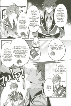 (megumignsn)The Intoxicated Harbinger and Archon (Genshin Impact) page 8