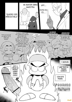 [Doushia (Terasu MC)] Tenkuu Chuuou no Yabe-kun ga Jitakou no Powerpro-kun no Kanojo o Netorimakuru Hanashi (Jikkyou Powerful Pro Yakyuu) [Spanish] page 2
