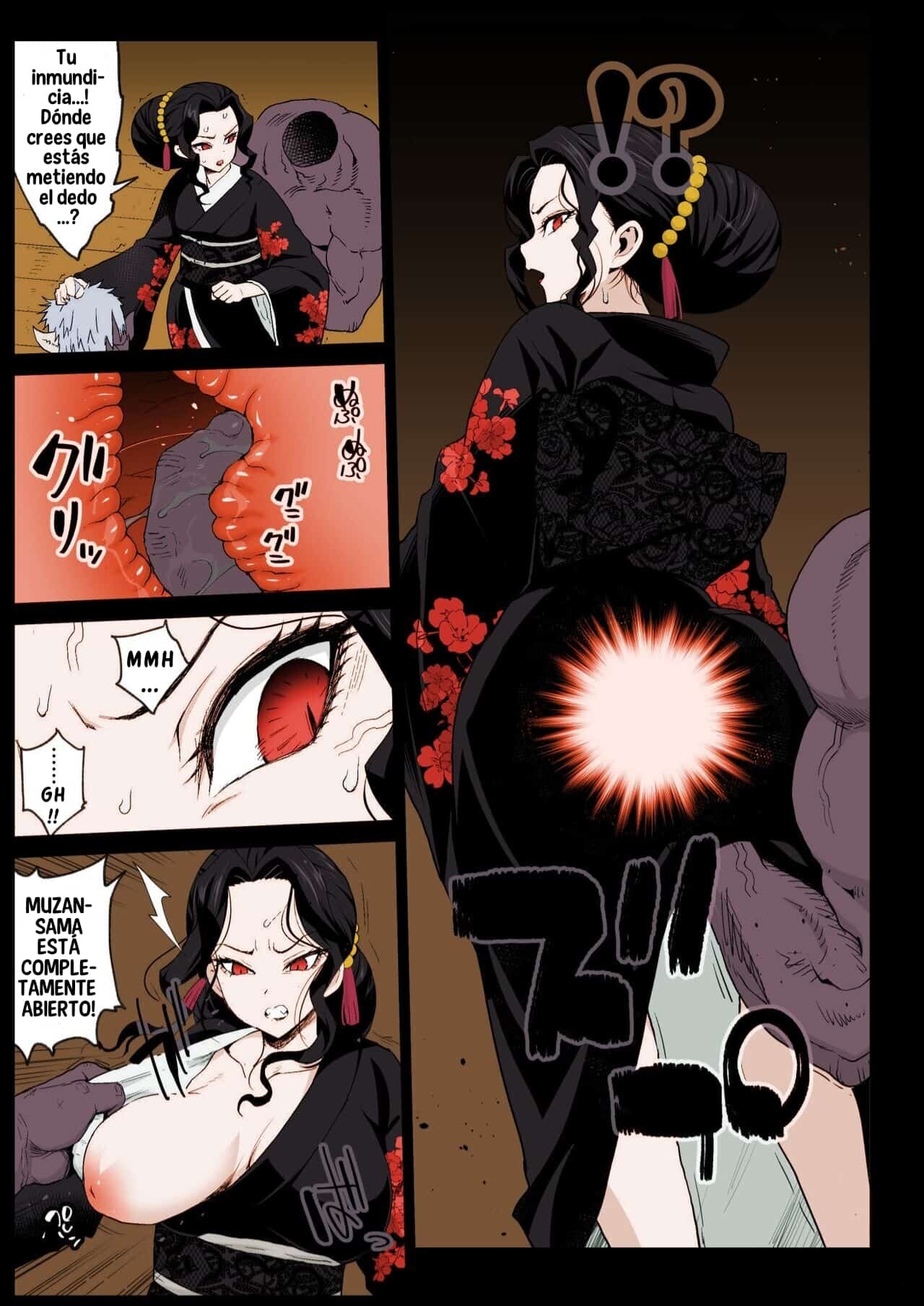 Making a mess of lady muzan