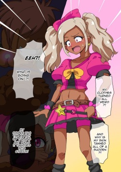 mega W magical girl comic page 4