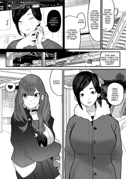 [Uni Piano Gakudan (Uni Piano)] Futanari Oba-san Basaki no Mesugaki to Berochuu Sex | A Horny Girl French Kisses And Has Sex With An Older Futanari Woman [English] {Doujins.com} page 2