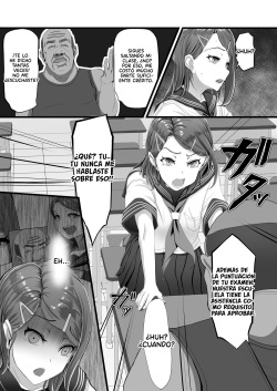 [Ura no Hikidashi (Nizii)] Tani Busoku de Shinkyuu Dekinai!? Namaiki na Oshiego Gal o Ecchi de Hoten! [Spanish] [M4KAi] page 8