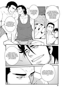 (C88) [Masamune Kokichi (Matsuzaki Tsukasa)] Yamakowa (reminiscence) [Spanish] {The Wandering Shadow} page 6