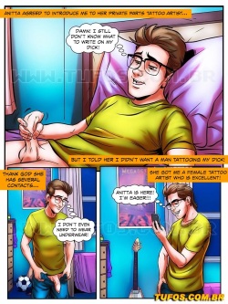 The Nerd Stallion [Tufos] - 30 - Tattoo on the Dick - english page 2