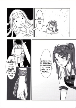(Yuri Only) [Ustilago Nuda (Nuda)] Kouun no Megami ga Tsuiteiru - 我可是有女神跟著的呢 | I Have a Goddess with Me (Kantai Collection -KanColle-) (Spanish) [kalock] page 10