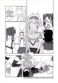 (Yuri Only) [Ustilago Nuda (Nuda)] Kouun no Megami ga Tsuiteiru - 我可是有女神跟著的呢 | I Have a Goddess with Me (Kantai Collection -KanColle-) (Spanish) [kalock] page 8
