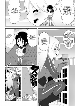 [Buji Kore Ameba] Kyodai Henshin Hero Onee-san no Sentou Suit ni Shounen ga Haicchatta Hanashi | Boy Enters an Older Girl's Giant Transforming Heroine Battle Suit [English] page 4