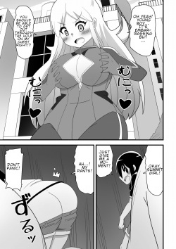 [Buji Kore Ameba] Kyodai Henshin Hero Onee-san no Sentou Suit ni Shounen ga Haicchatta Hanashi | Boy Enters an Older Girl's Giant Transforming Heroine Battle Suit [English] page 7