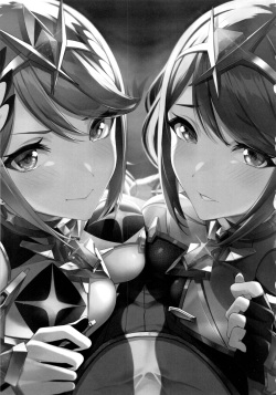 (C99) [Yuuki Nyuugyou (Yuuki Shin)] Hikari sasu Enten no Mitibiki | Guidance of The Blazing Radiance (Xenoblade Chronicles 2) [English] [Coffedrug] [Decensored] page 2