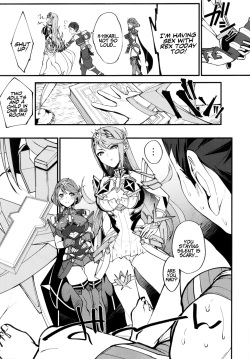 (C99) [Yuuki Nyuugyou (Yuuki Shin)] Hikari sasu Enten no Mitibiki | Guidance of The Blazing Radiance (Xenoblade Chronicles 2) [English] [Coffedrug] [Decensored] page 8