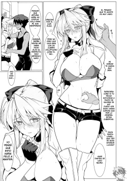 (C94) [Hokkebain! (Halcon)] Ore no Kishiou ga Konna ni Race Queen na Wake ga Nai (Fate/Grand Order) [Spanish] page 4