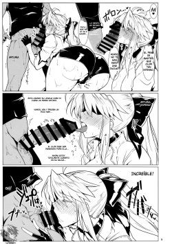 (C94) [Hokkebain! (Halcon)] Ore no Kishiou ga Konna ni Race Queen na Wake ga Nai (Fate/Grand Order) [Spanish] page 8