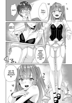 [miniru] Fuuzoku Renai (Otokonoko Fuuzoku de Onnanoko Mitai ni Ikasarechau Anthology 2 uragaeshi) [Spanish] [Traps, Netorare, etc] [Digital] page 4