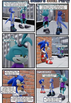 Sonic's Sock Party