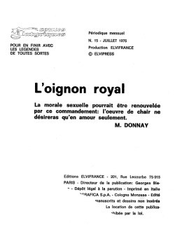 (Contes Satyriques #15) L'oignon royal [French] page 3