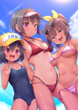 [Shiitake Nouen (Kanabun)] Beach de Asobo | I want to play on a beach [English] [Skeletan Hand Translation tm] [Decensored] page 2