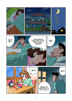 [nanasi] Isourou wa Taihendan | Freeloading is Difficult (Crayon Shin-chan) [Spanish] [VarKatzas666] page 2