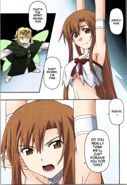 [sandglass (Uyuu Atsuno)] ochiru -asuna- (Sword Art Online) [English] {doujin-moe.us} [Colorized] page 6
