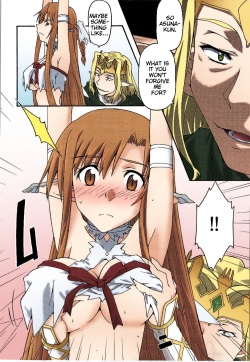 [sandglass (Uyuu Atsuno)] ochiru -asuna- (Sword Art Online) [English] {doujin-moe.us} [Colorized] page 7