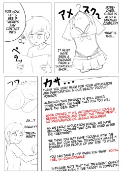 [Aries] Shota ga Hen na Biyou Seihin no Kata de TS suru Ohanashi | Shota With a Suspicious Beauty Product [English] page 2