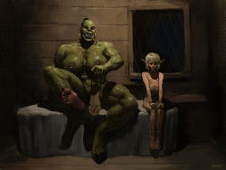 Orc Footjob