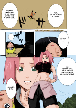 (C75) [Karakishi Youhei-dan Shinga (Sahara Wataru)] Saboten (Naruto) [Spanish] [ViMoT] [Colorized] page 2