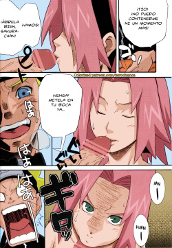 (C75) [Karakishi Youhei-dan Shinga (Sahara Wataru)] Saboten (Naruto) [Spanish] [ViMoT] [Colorized] page 7