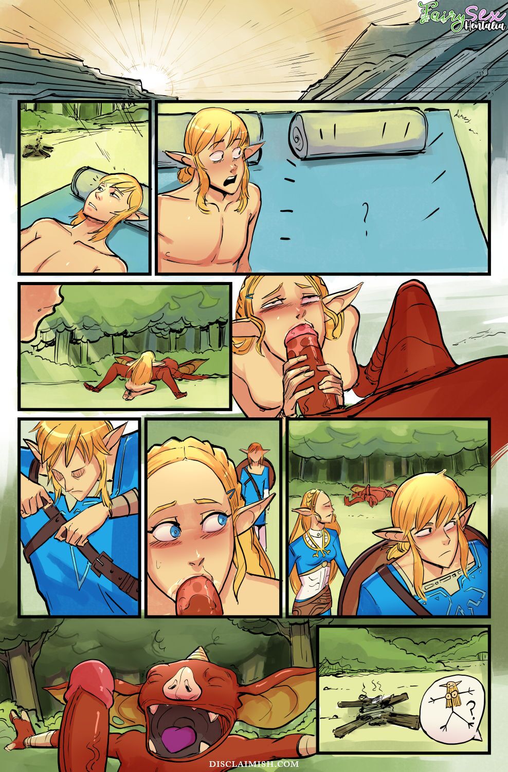 Zelda totk doodle comic porn - hd porn comics