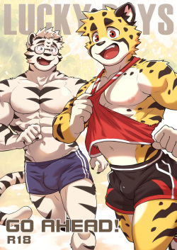 [Kumayaki (KUMAK)] Lucky Boys -Go ahead！- [English] [Uncensored] page 2