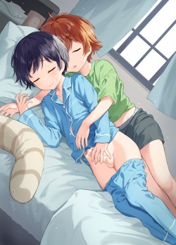 [Commamion] So nervous and unable to sleep,lying next to my childhood friend... page 2