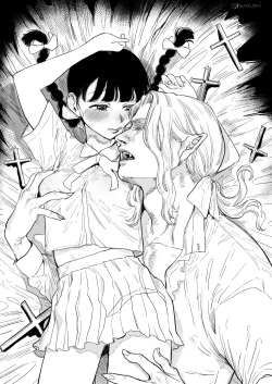 [Mauve (Oniben Katze)] Dracula ~Kairaku Meigoku~ page 2