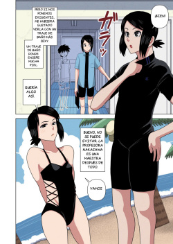 [Gin Eiji] Jikan Teishi to Saimin to Toumei Ningen de Mizugi no Tannin no Sensei wo Pool no Jugyo Chu ni Okashi Makuru [Spanish] [NTRForever] page 5