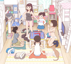 Undress Mahjong Party (脱衣ドンジャラ大会) [Kiyo] page 7