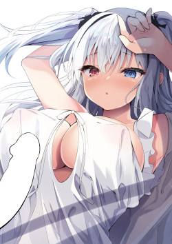 [Madoka Tsukumo] さすがに今月一回のみ更新というのは申し訳ないのでなけなしの寝巻エルビングちゃんズリ差分 (Azur Lane) page 7