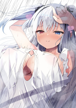 [Madoka Tsukumo] さすがに今月一回のみ更新というのは申し訳ないのでなけなしの寝巻エルビングちゃんズリ差分 (Azur Lane) page 8